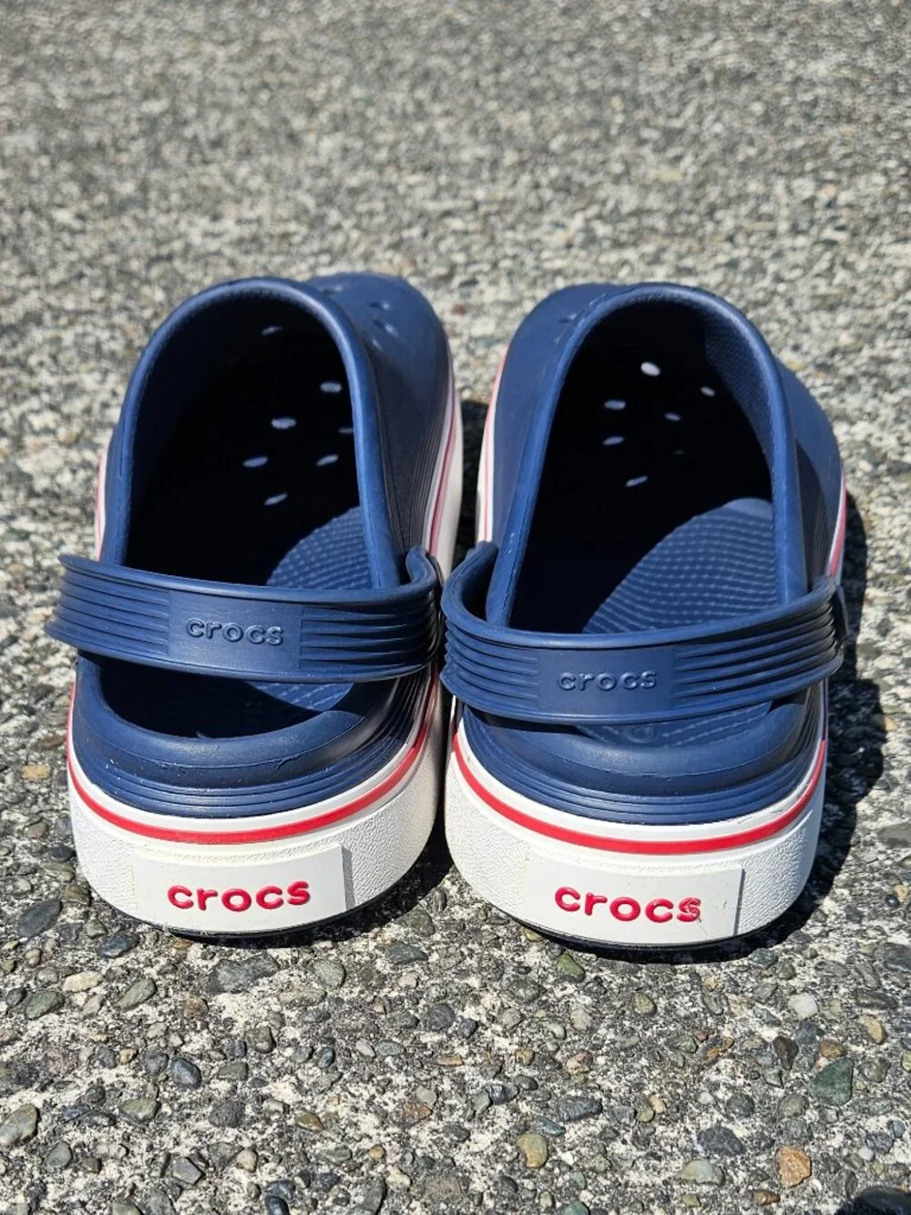 Men's Navy Blue Slip-On Crocs